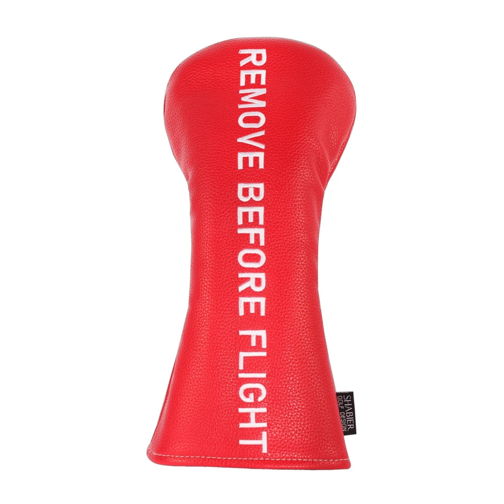 "Remove Before Flight" Leather Head Covers (Woods/Putters)