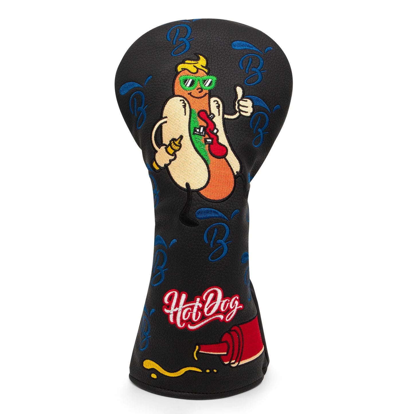 Hot Dog Head Covers (Black)