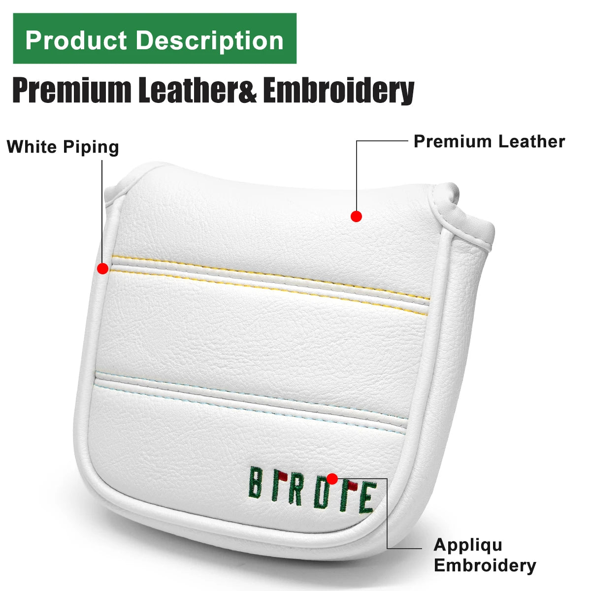 Birdie White Regal Head Covers