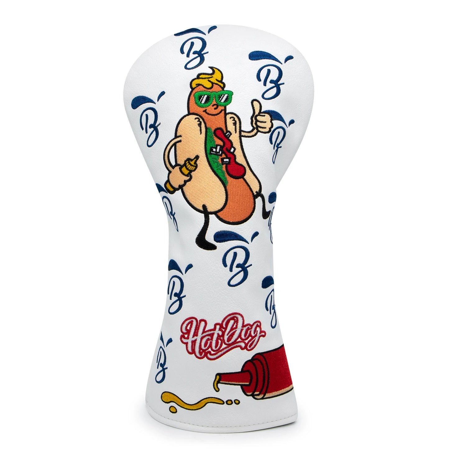 Hot Dog Head Covers (White)