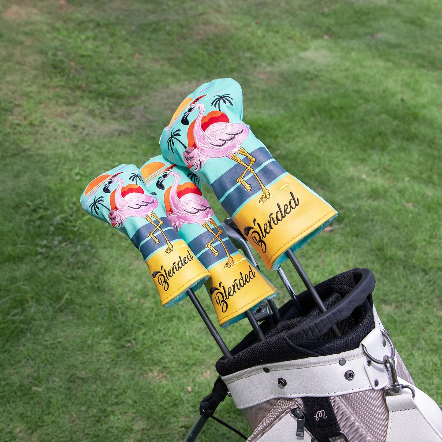 Flamingo Hawaii Head Covers