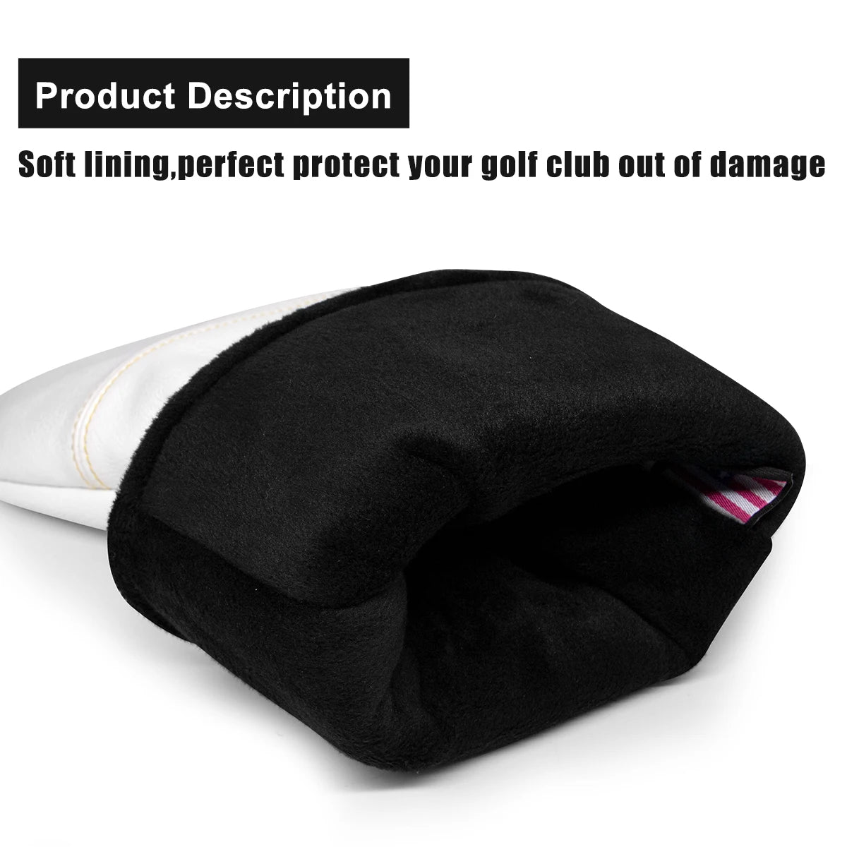Birdie White Regal Head Covers