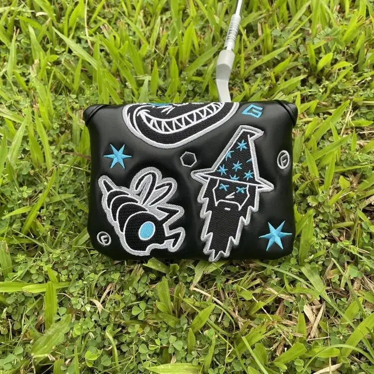 Wizard & Fat Cat Head Covers (Black/White)