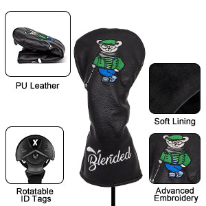 Golf Bear Branded Head Covers